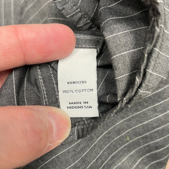 Men's EXPRESS Modern Fit Button-down‎ Long Sleeve Dress Shirt- Size Large - Picture 9 of 12